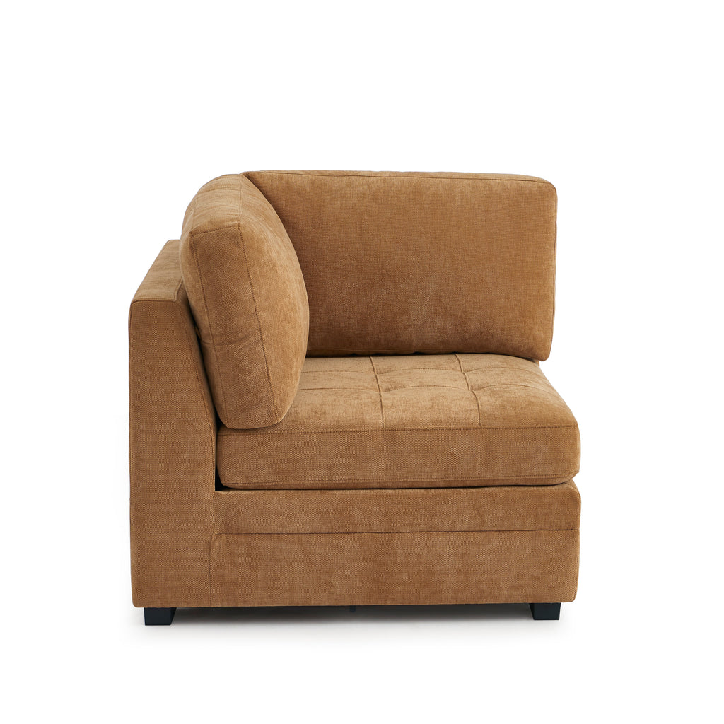Billie - Sillón Rinconero - Tejido Chenilla Ardilla