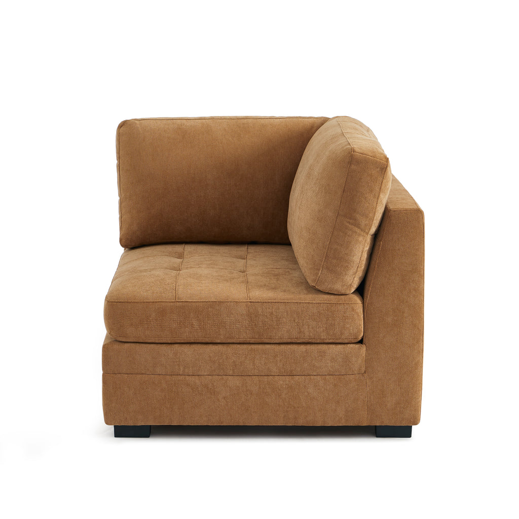 Billie - Sillón Rinconero - Tejido Chenilla Ardilla
