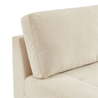 Billie - Butaca Modular 1 Plaza - Tejido Chenilla - Beige