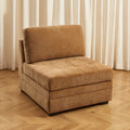 Billie - Modular 1-Seater Armchair - Squirrel Chenille Fabric