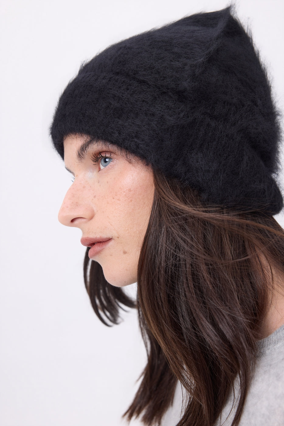 Bonnet – Cachemire Brossé Bill - Noir - Mixte