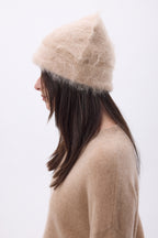 Bonnet – Cachemire Brossé Bill - Beige Creme - Mixte