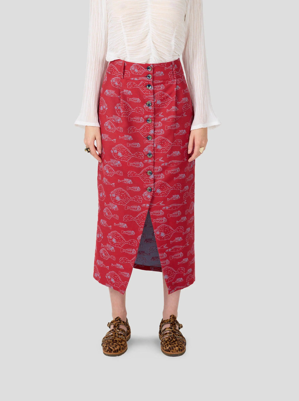 Bill Skirt in Fish Tank Weave
