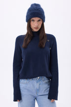 Gorro – Cachemira cepillada Bill - Azul marino - Unisex