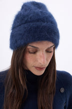 Gorro – Cachemira cepillada Bill - Azul marino - Unisex