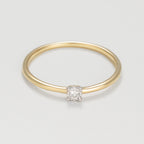 "Fivia" Ring, D 0.02/1 - 375/1000 Yellow Gold