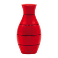Molinillo de especias « Vaso » de haya lacada roja