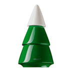 Molinillo de especias « Árbol de Navidad » de haya pintada de verde con punta blanca