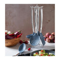Juego de 6 utensilios de cocina Pierre Gourmet de silicona con soporte metálico.