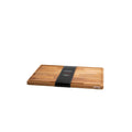 Tabla de cortar con colector de salsa de madera de haya