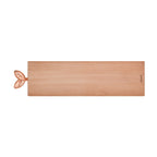 « Printemps D’Or » Planche De Salami De Hêtre Huilé Naturel 40X11X2 Cm