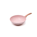 Plato wok/pasta - Stonerose - 28 cm con mango de madera