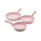 Ensemble 3 Pièces - Poêles 20/24/28 CM - Stonerose