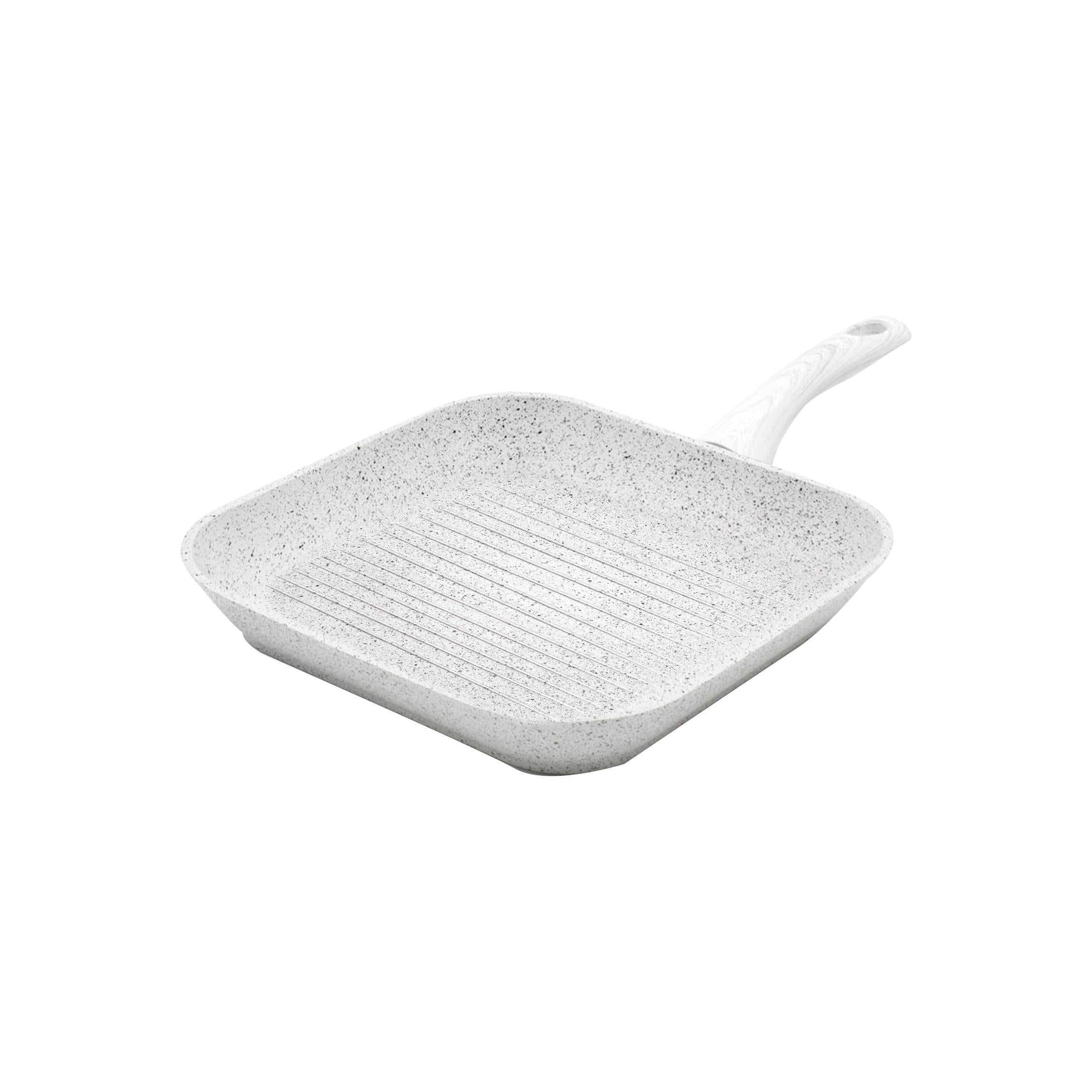 Poignée À Grill « Stonewhite » 28X28 Cm Effet Bois Blanc