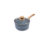 Cacerola Ø 18 Cm « Pierre Gourmet » Con Asa De Tapa En Madera Natural