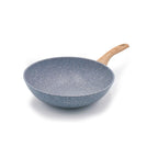 Wok/Pasta Skipper Ø Con Mango De Madera « Piedra Gourmet » De 28 Cm
