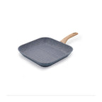 Sartén grill « Piedra Gourmet » con mango de madera 28x28 cm