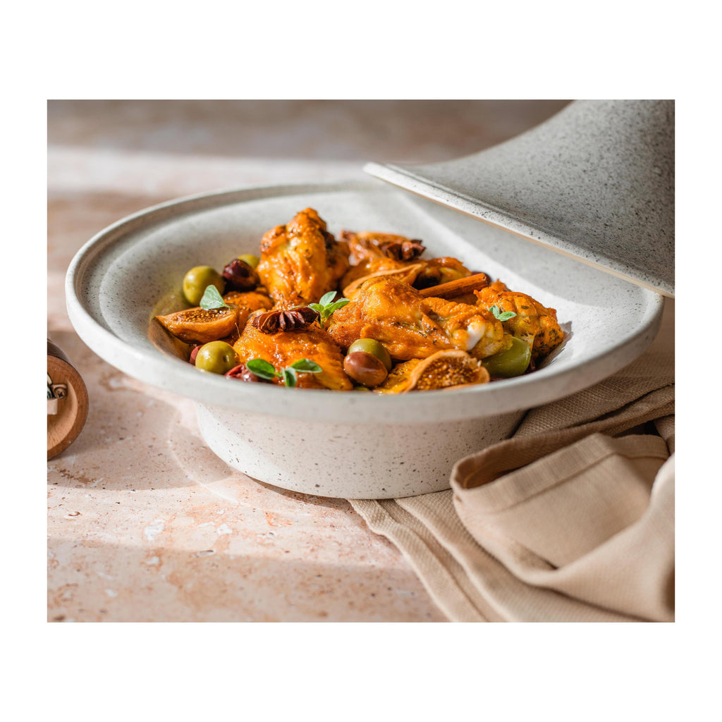 Tajine Stonewhite En Grès Haute Résistance