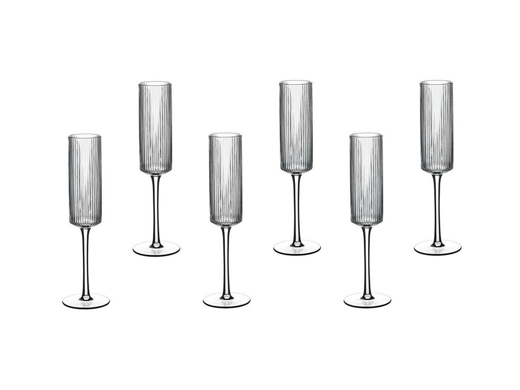 Nude - 6 champagneglas - Linje