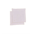 Lot De 2 Serviettes De Table En Lin À Surpiqûres Contrastées
