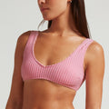 Blow Flamingo Bikini Top - Pink