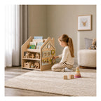 Versatile 2-In-1 Montessori Shelving Unit – White
