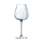 Swirly - 8 Stemmed Glasses - Glass - 47cl - Cristal d'Arques