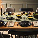 Pampille - 19-Piece Tableware Set - Black - Luminarc