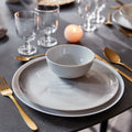 Diwali - 24-Piece Grey Marble Tableware Set - Luminarc