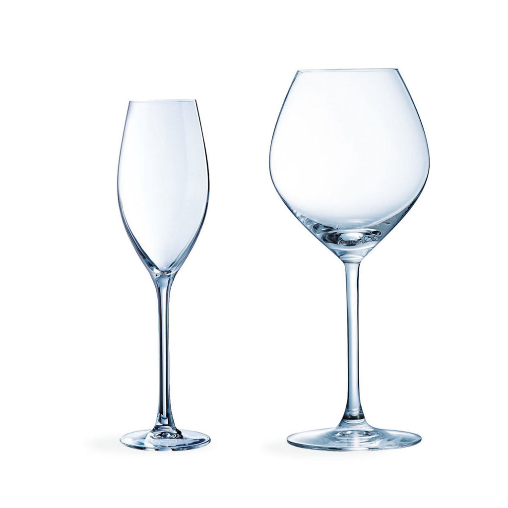 Cheer Up - 12-Piece Set, Stemmed Glasses and Champagne Flutes - 55cl - Chef&Sommelier