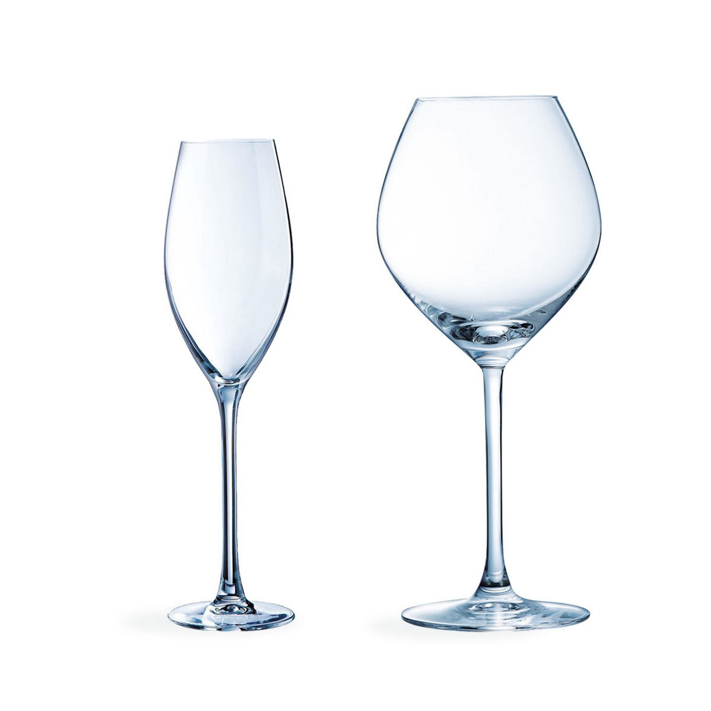 Cheer Up - 12-Piece Set, Stemmed Glasses and Champagne Flutes - 55cl - Chef&Sommelier