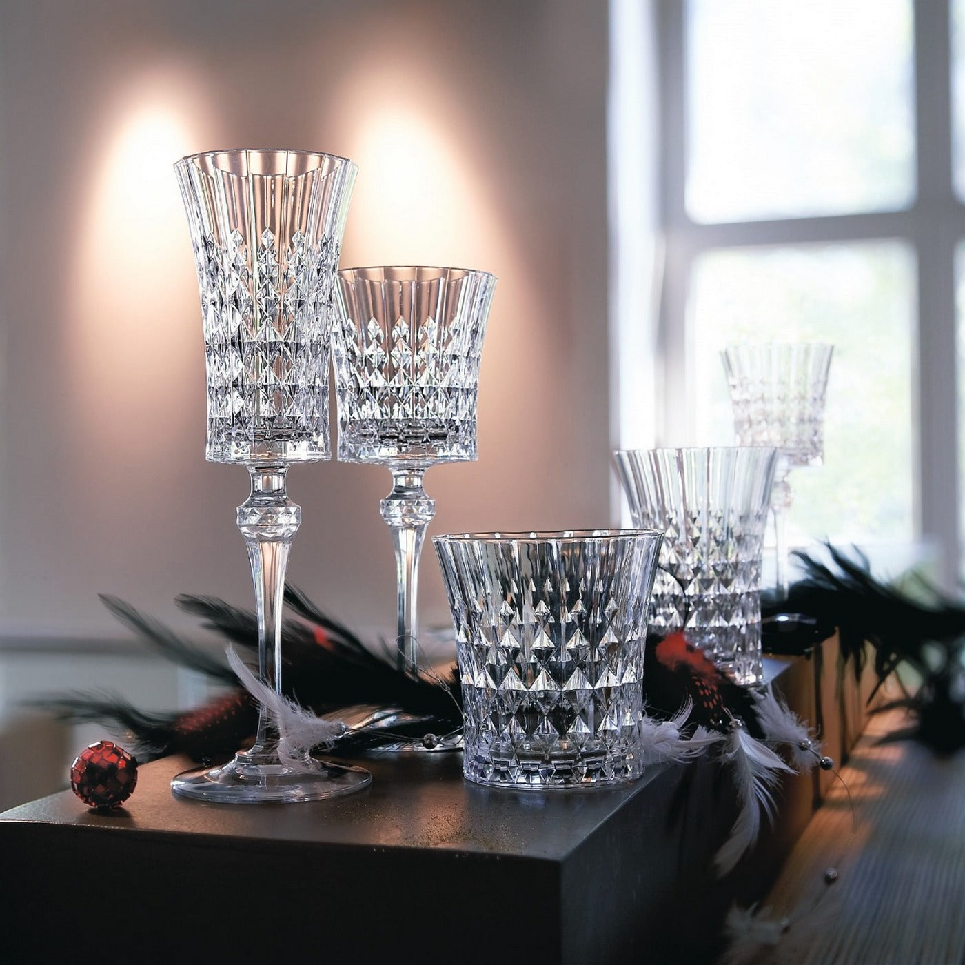 Lady Diamond - Glass Set, 24 Pieces - Cristal d'Arques
