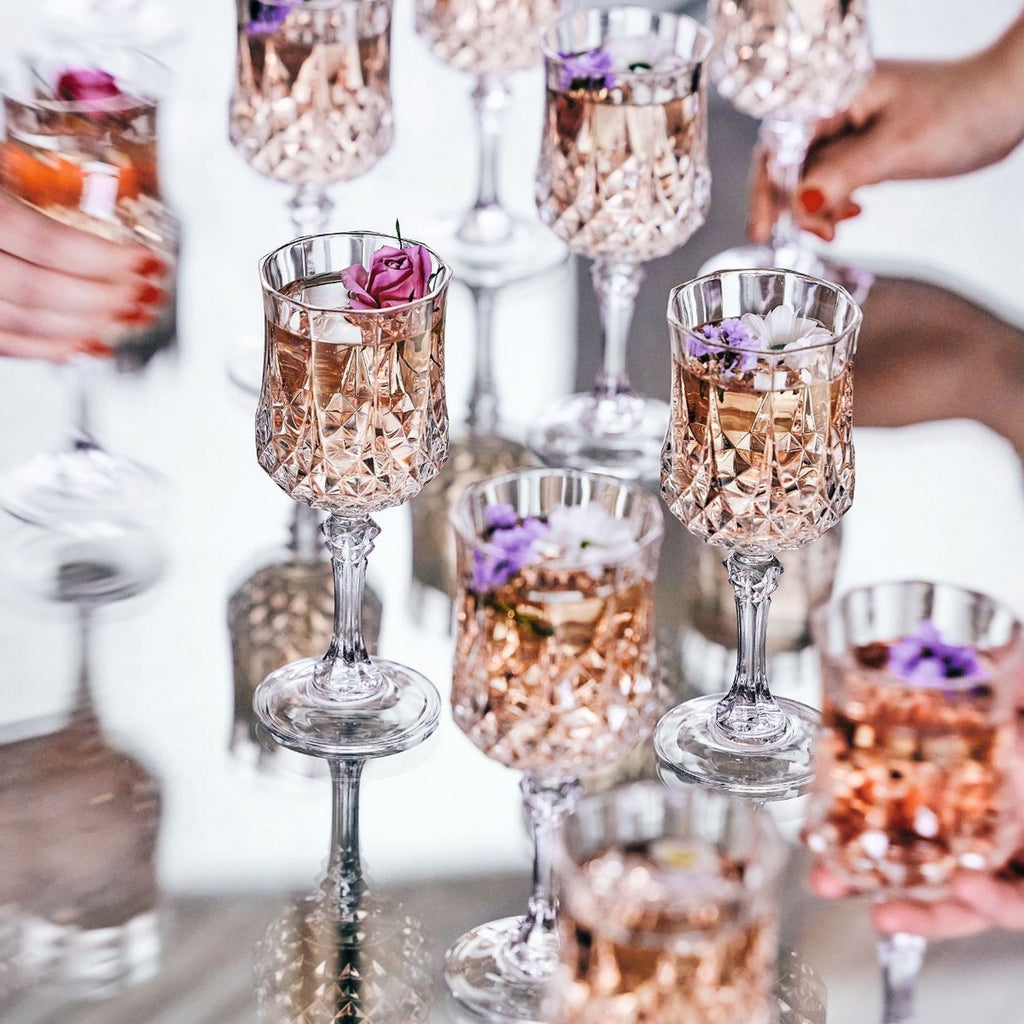 Longchamp - 24-Piece Set, Stemmed Glasses, Flutes and Water Glasses - Cristal d'Arques
