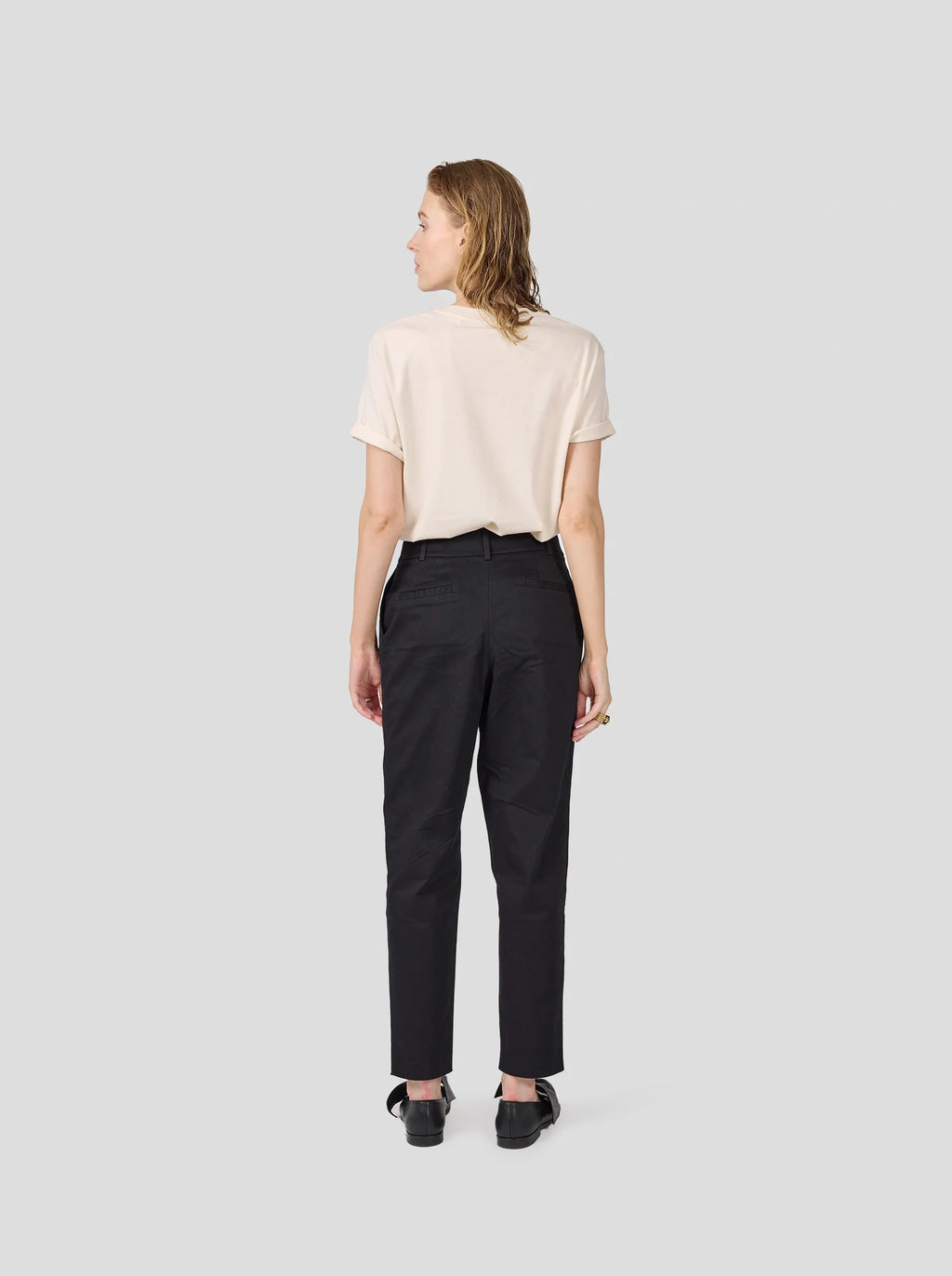 Pantalón Gabriel de algodón negro