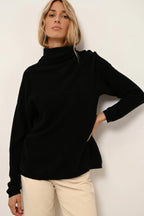 Roll-Neck Jumper - Blantyre - Black