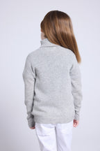 Jersey de cuello alto Blush - gris claro - niño
