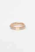 “Matera” Ring – Two-Tone Yellow Gold