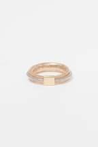 “Matera” Ring – Two-Tone Yellow Gold