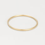 Anillo “Alianza Humildad” Diamantes 0.02Ct/5 – Oro amarillo 375/1000