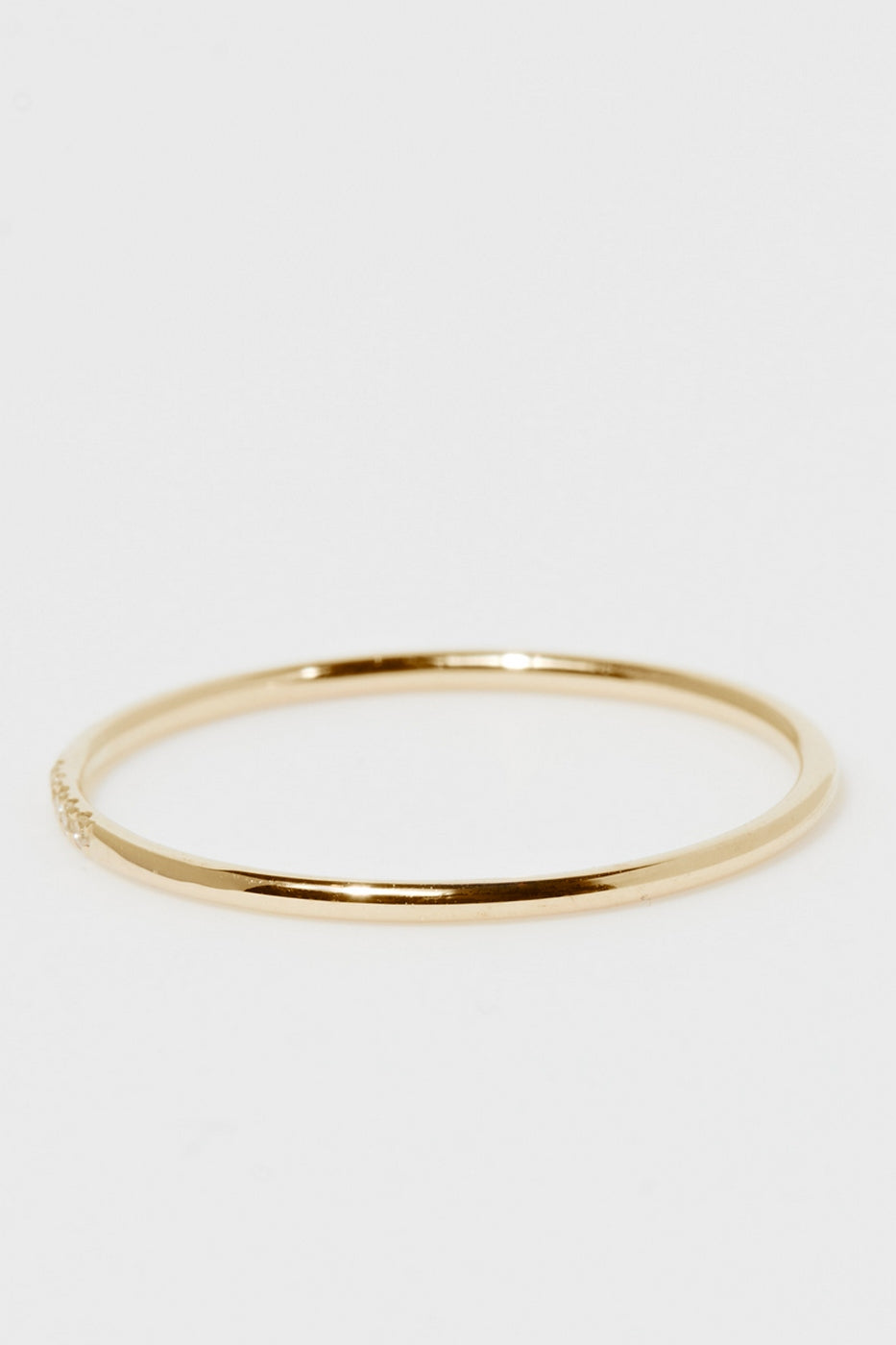 Bague "Alliance Humilité" Diamants 0,02Ct/5