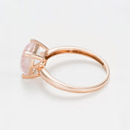 Anillo "Cuarzo Único" Cuarzo Rosa 2.10Ct/1 - Oro Rosa 375/1000