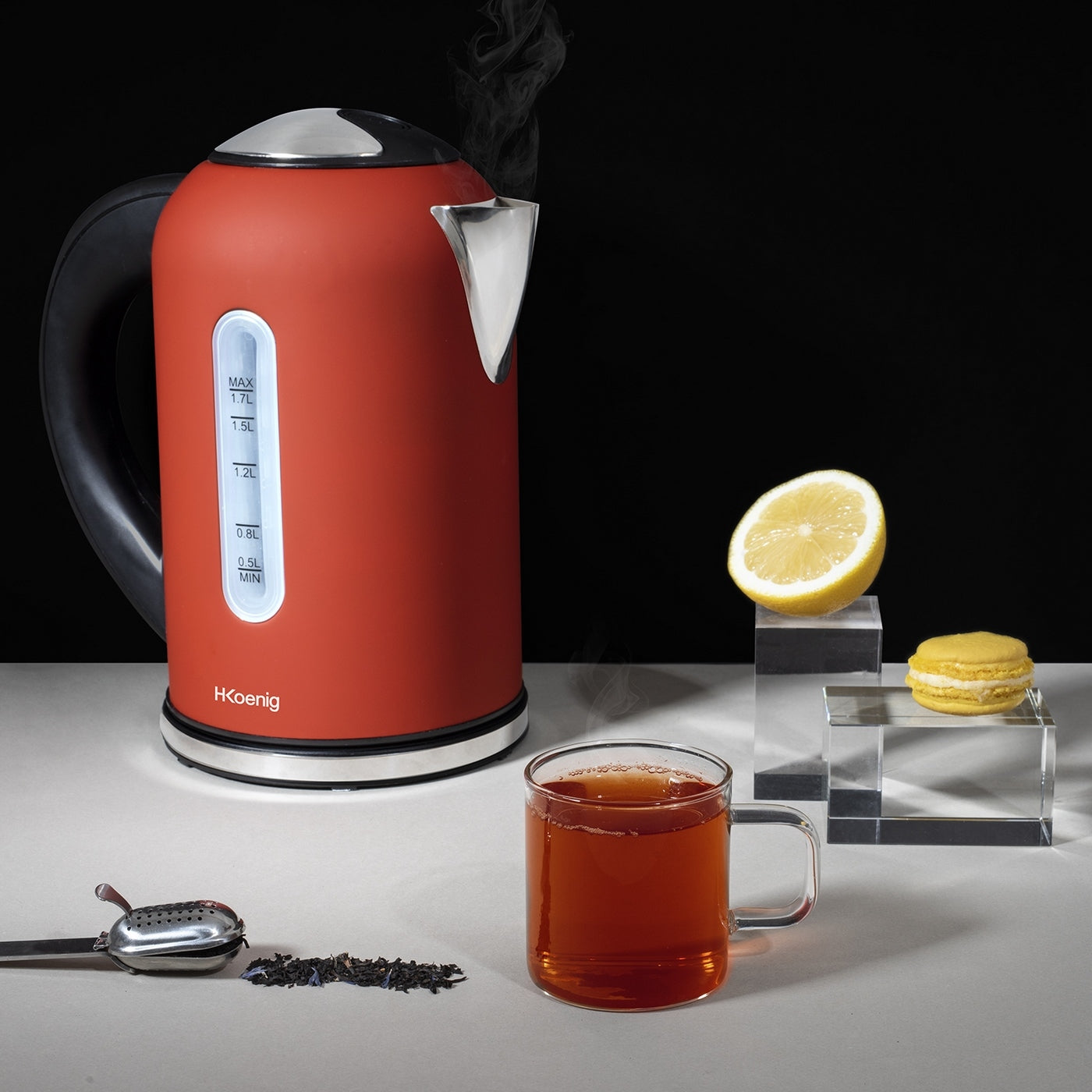 Adjustable Temperature Kettle - Red
