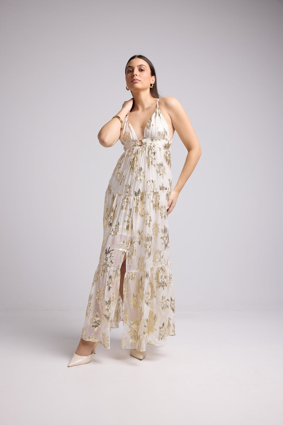 Long Dress - Bonita - White