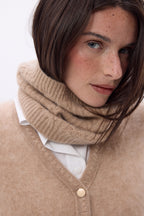 Col À Torsades Borealecoland - Beige Creme - Mixte