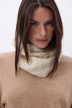 Cuello de trenzas Boreal - Blanco - Unisex