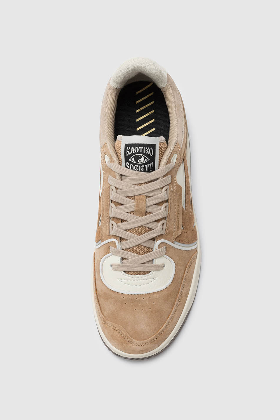 Sneakers Boston Pipping Suede - Wood