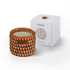 Bougie Raphia Zora - Fleur Oranger - Orange