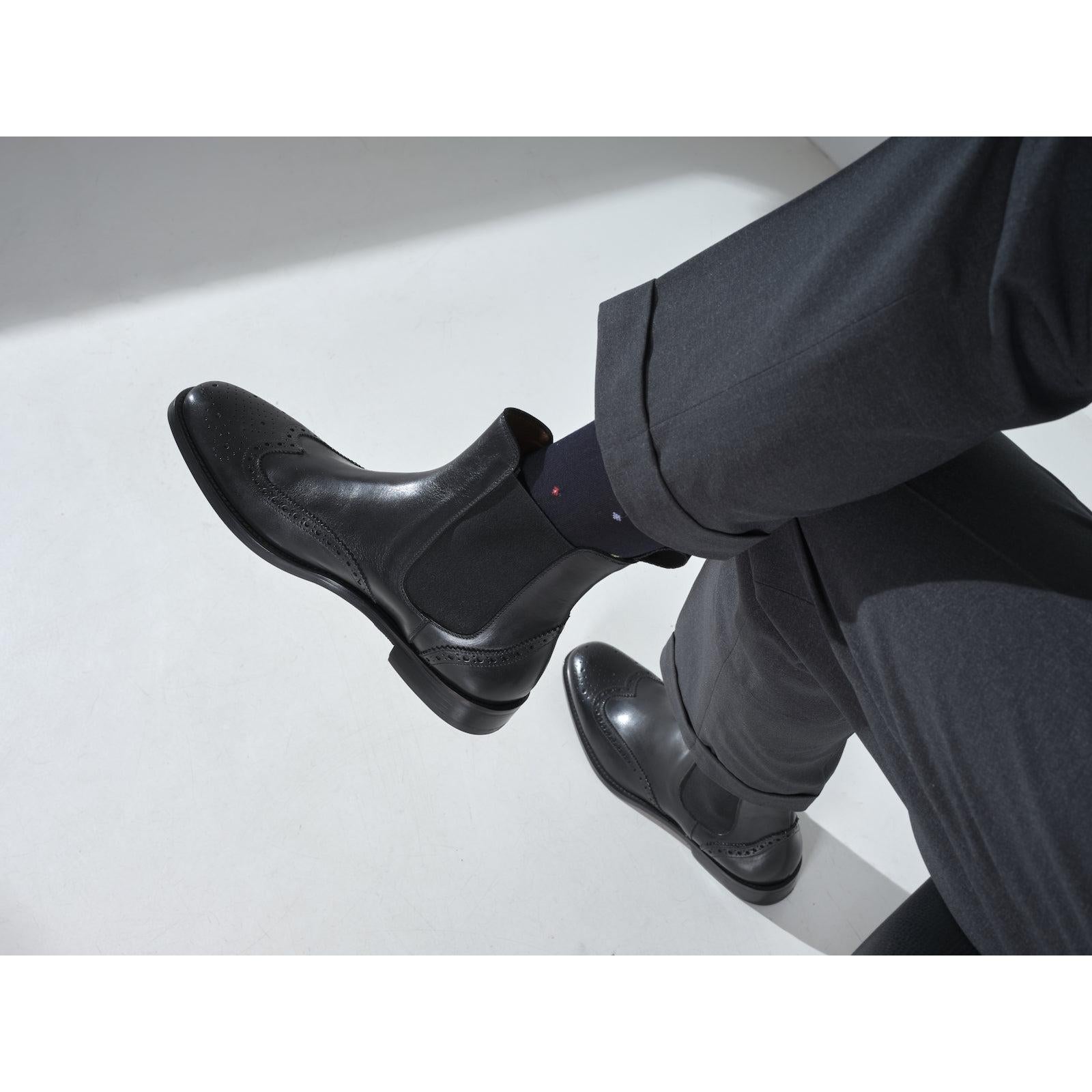 Bottines Chelsea À Bout D'Aile - Noir - Homme