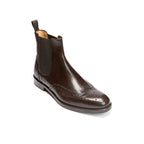 Wingtip Chelsea Boots - Dark Brown - Men