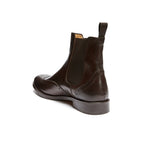 Wingtip Chelsea Boots - Dark Brown - Men